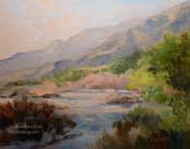 Canyon vision -Eaton Canyon trails oil painting